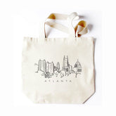 Atlanta Skyline Sketch Tote Bag